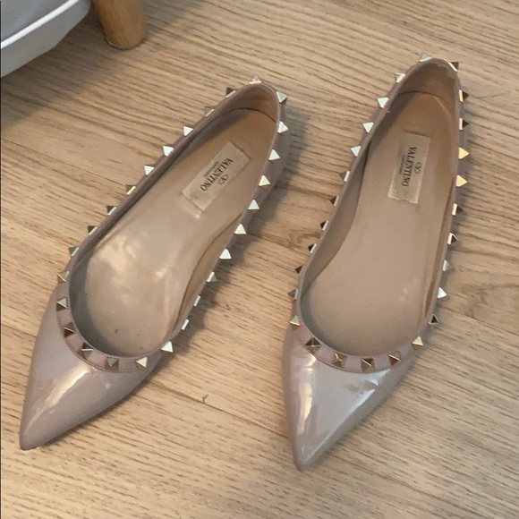 Valentino Shoes - 100% Authentic Valentino Rockstud Flats